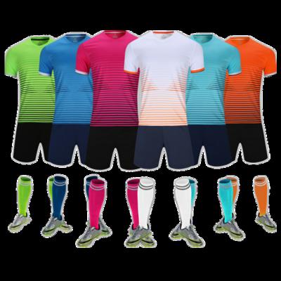 China Wholesale Soccer Sets Sports Jersey Set Sublimated Custom Wear Team Soccer Uniforms Kit Soccer Uniform for sale