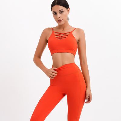 China 2021 Breathable Customize Sand Size Women Workout Wear Top Washing Legging And Sports Bra Women Workout Sets And Yoga Set Clothes for sale