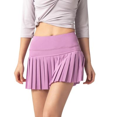 China SKIRTS OEM Summer Sports Fitness Yoga Wear Gym Pleated Skirt Golf Tennis Skirt With Pocket for sale