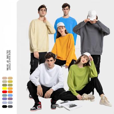 China Custom logo QUICK DRY high quality plus size mens hoodies and sweatshirts round neck multi color hoodies for sale