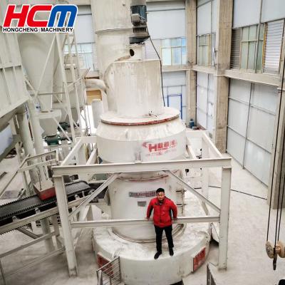 China Moh's hardness below 7 and humidity below 6% calcium carbonate powder grinding mill for sale