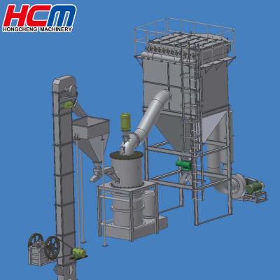 China Guilin HongCheng Super Fine Calcium Carbonate Powder Making Machine < =10 for sale