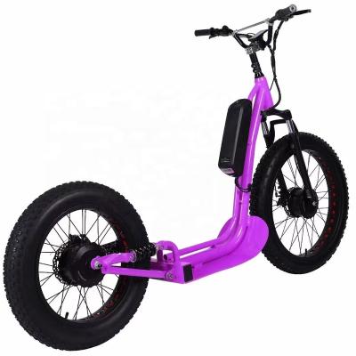 China Unisex comfortable fashionable electric scooter off road large fat tire foldable electric scooter for sale