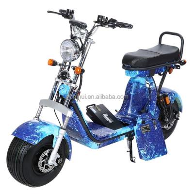 China Unisex Supplier For 2 Wheels Citycoco Scooter 60v 1500W High Power Electric Scooter With CE for sale