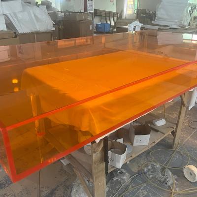 China Other Acrylic Table Acrylic Table Desk Transparency Table Rectangle Secretary for sale