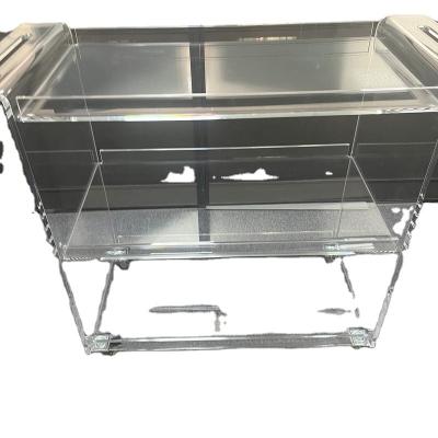 China Contemporary Acrylic Coffee Table Transparency Rectangle Coffee Table for sale