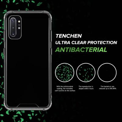 China For Samsung Phone Case TENCHEN Ultra Clear Antibacterial Antimicrobial Cell Phone Shockproof Case For Samsung for sale