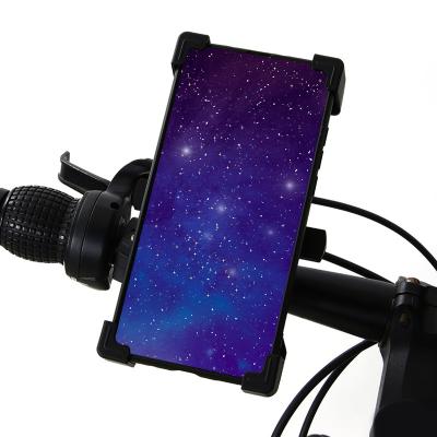 China TENCHEN Adjustable Bike Phone Mount, Super Stable Universal Motorcycle Bike Handlebar Phone Mount Full Protection and Cell Phone Holder for sale