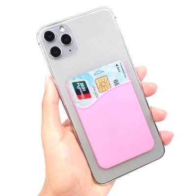 China Credit Card Holder TENCHEN Soft Silicone Cell Phone Case Sticker&holders for sale