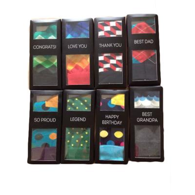 China Man Woman Breathable Colorful Gift Box Set Socks, Mother Father's Day, 4th of July Gift Socks for sale