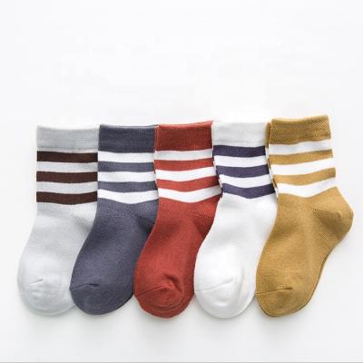 China Wholesale manufacture antibacterial knitted children kids socks with band kids socks girls 8 to 10 years old for sale