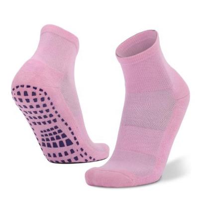 China Breathable Adult Thicken Trampoline Socks Anti Slip Floor Socks Mid Calf Length for sale