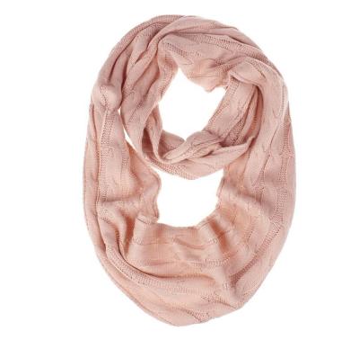 China New Long Winter Style Solid Color Handmade Knitted Scarf for sale