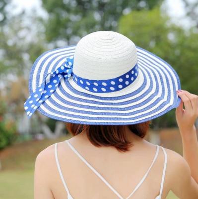 China 2018 Character Band Wide Brim Felt Hat, Foldable Straw Hat Woman, Women Hats Summer for sale