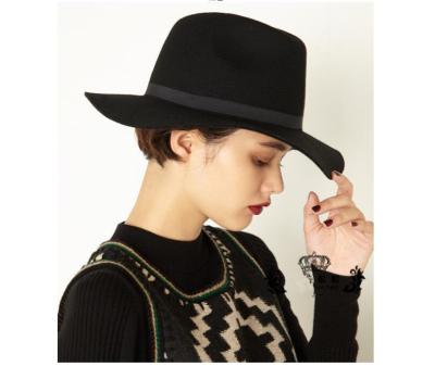 China Hot Selling Waterproof Woolen Fedora Hat Wool Felt Hat with Low Price for sale