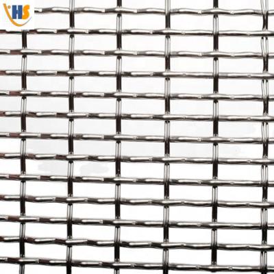 China Galvanized Plain Weave Square Woven Wire Mesh / Stainless Steel Crimped Wire Mesh for sale