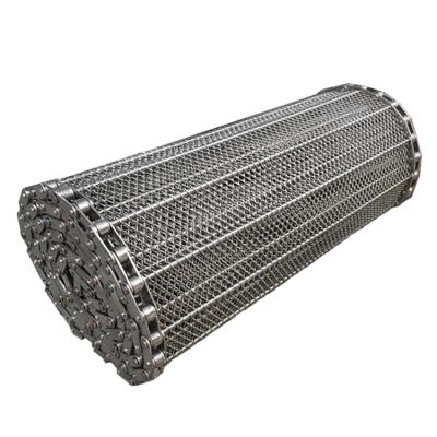 China Corrosion Resistance Fryer Conveyor Belt Wire Mesh Belt Roller Driven Belt for sale