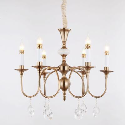 China Morden Style Fashion Nordic Multi Head Living Room And Bedroom Chandelier Lamp for sale