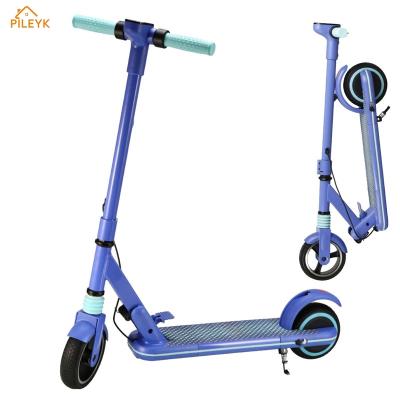 China Hotsale 2022 Unisex Electric Kick Scooter with LED Display Aluminum Kids Scooter with PU Scooter Light Flashing Electric Bike for sale