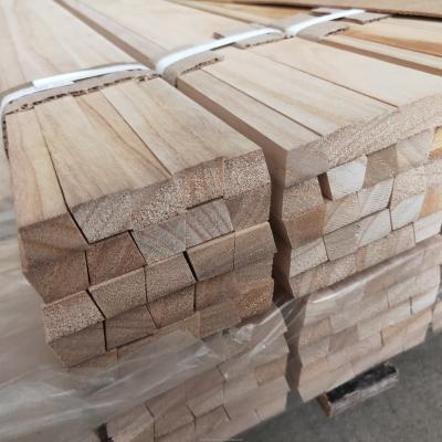 China Create a Chamfered Edge to Protect Paulownia Corner Pine Chamfer Stick Wood Solid Wood Strip Good for sale