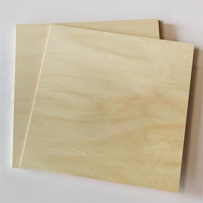 China EUROPEAN 2mm 3mm 4mm 5mm 6mm 9mm 10mm 15mm 18mm 20mm Basswood Plywood Two Sides Polishing Laser Cutting Commercial Basswood Plywood for sale