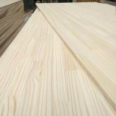 China Modern new product straight-grained solid wood finger pine wood finger joint panel socket panel 20mm 24mm 30mm integrated for sale