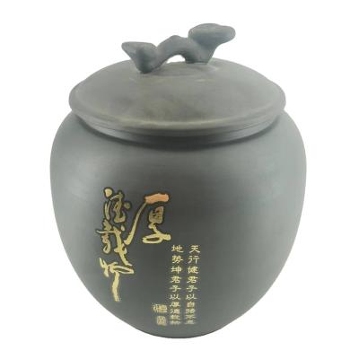 China Medium Minimalist Pottery Jars For Tea Leaf For Home Ceramic Jars Festival Decor Space Luxury Gifts For Wholesale for sale