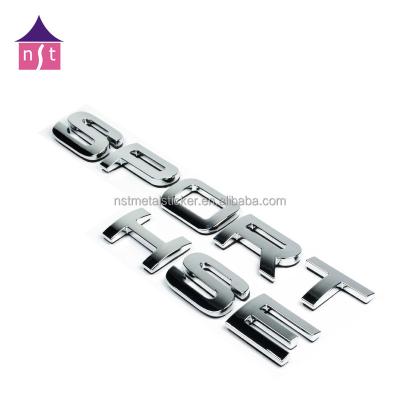 China Glossy ABS Logo Plastic Letter Nameplate for sale