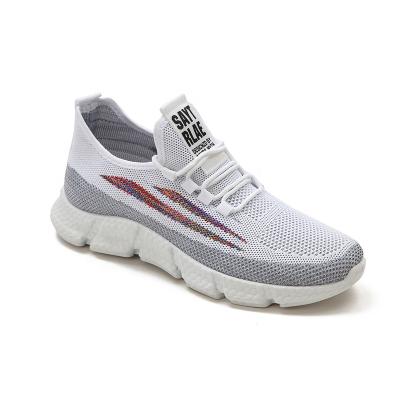 China CUSHIONING 2021 New Men's Fashion Shoes Cheap Sports Casual Fly Woven Running Shoes for sale