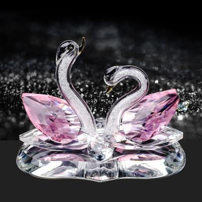 China China the new crystal swan is used in car decorations for sale