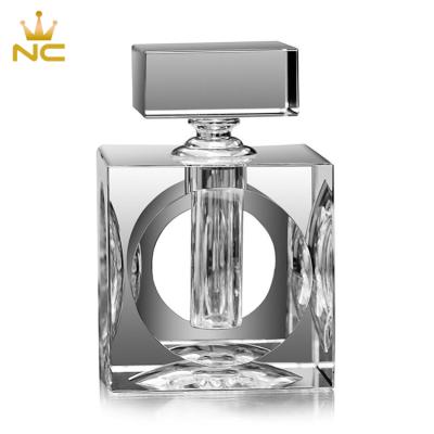 China Wholesale Luxury 10ml 30ml Crystal Perfume Bottle Square Essential Oil Bottle From China for sale