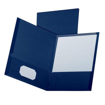 China Custom 2 Pockets Business Company Durable / Protective / Recyclable Presentation A4 Paper Folders for sale