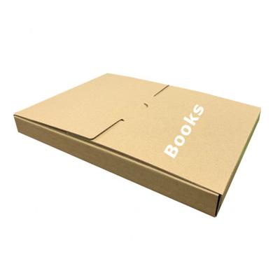 China Recycled Materials Recycled Strong Corrugated Card Magazines Eco Friendly Adjustable Media Packaging Box Book Envelope Mailing Ad for sale