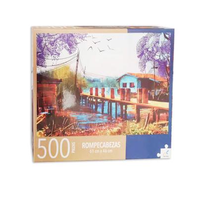 China JX-8 Good Quality 500 Piece Landscape Jigsaw Puzzle for sale