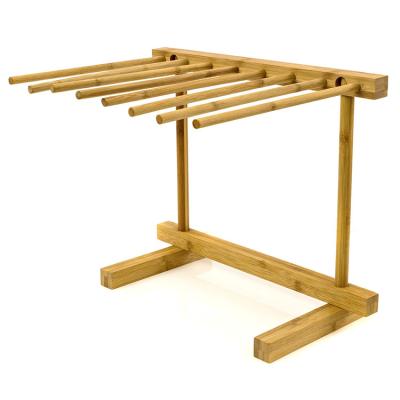 China Viable Foldable Bamboo Pasta Drying Rack for sale