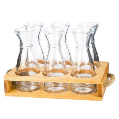 China Eco - Friendly Vintage Wine Racks Wooden Serving Drink Dry Rack for sale