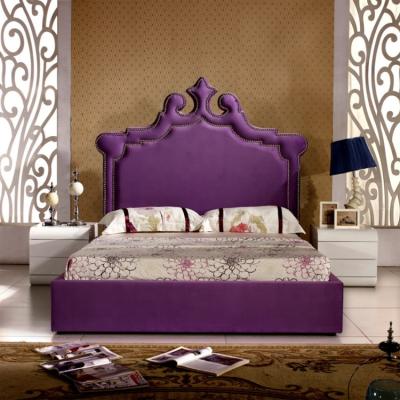 China Home Furniture (Size) Murphy Bed Purple Princess Girls Canvas Adjustable Comfortable Cheap Kids Bedroom Beds for sale