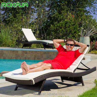 China Modern Simplicity Luxury Removable Practical Lounged Bed Sell Well New Type Sun Stackable Outdoor Sofa for sale