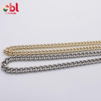 China Purse metal chain for leather bag handle/purse/purse leather chain strap for sale