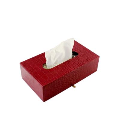 China Wholesale luxury hotel rectangle tissue case handmade box covers for sale