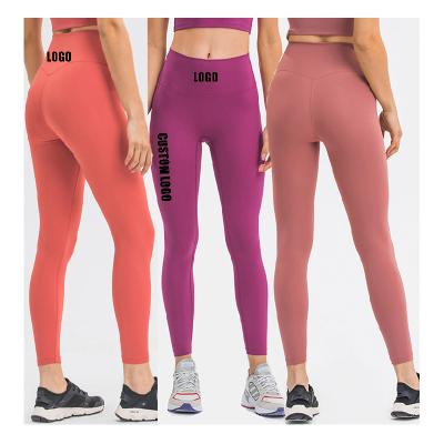 China Fashion Antibacterial Free Shipping Lightweight Ankle Length Yoga Pants High Elastic Waist Lift Seamless Fitness Women for sale