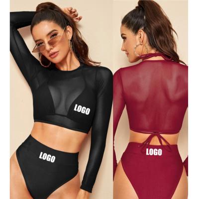 China Anti-UV free shipping women's swimwear size s XL sexy three piece ladies swimwear bikini in sexy for sale