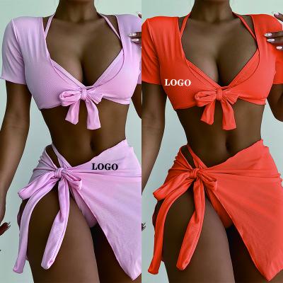 China Free factory shipping custom size women plus size wholesalers sexy 4 piece micro bikinis dress set micro bikini swimwear for sale