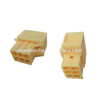 China DJ70610A-2.8-11 PA66 6 Pin Automotive Yellow Wire Harness Auto Lear Unsealed Connector for sale