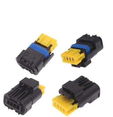 China 211PC042S4021 4 Pin 211 PC042S4021 Female Waterproof Electrical Wire Automotive Connector For FCI Connector for sale