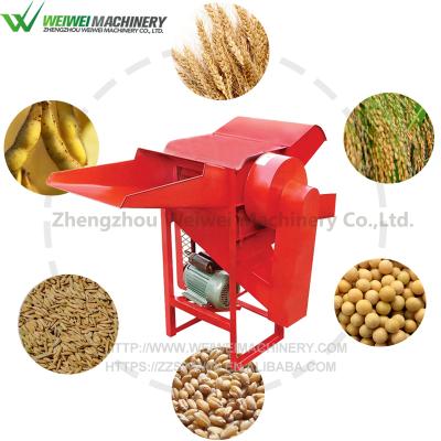 China Machinery Repair Shops Mini Weiwei Grain Machinery Wheat Thresher Corn Rice Huller for sale