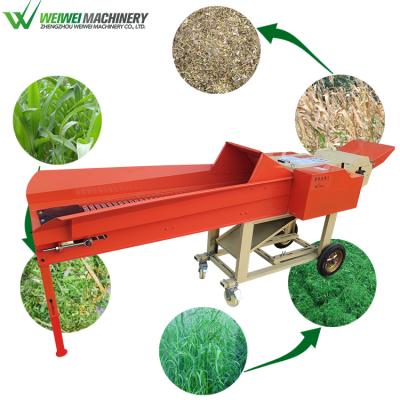 China Weiwei 9ZR-8 Factory Chaff Cutter Forage Cattle Feed Chopper Cutter Price Feed Processing Machine for sale