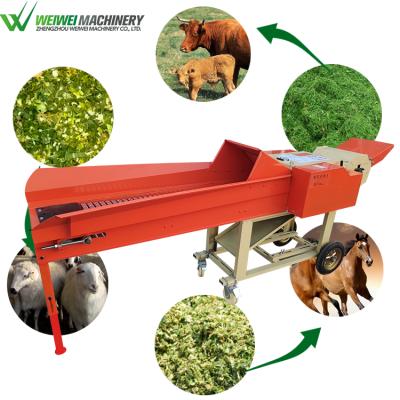 China Feed Processing Machine WEIWEI 9ZR-8 Feed Processing Alfalfa Grass Shredder Cutter Sale Online Forage Chaff Cutting Livestock Feed Making Machine for sale