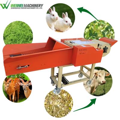 China Weiwei Household Machine Agriculture Commercial Gasoline Electric Chaff Cutter Low Feed Processing Machine Diesel Shredder and Grinder Cost for sale