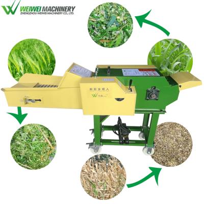 China 9ZR-3.8 Weiwei Feed and Crusher Low Cost Price Processing Machinery Chaff Cutter Gasoline Sale Commercial Animal Feed Machine for sale